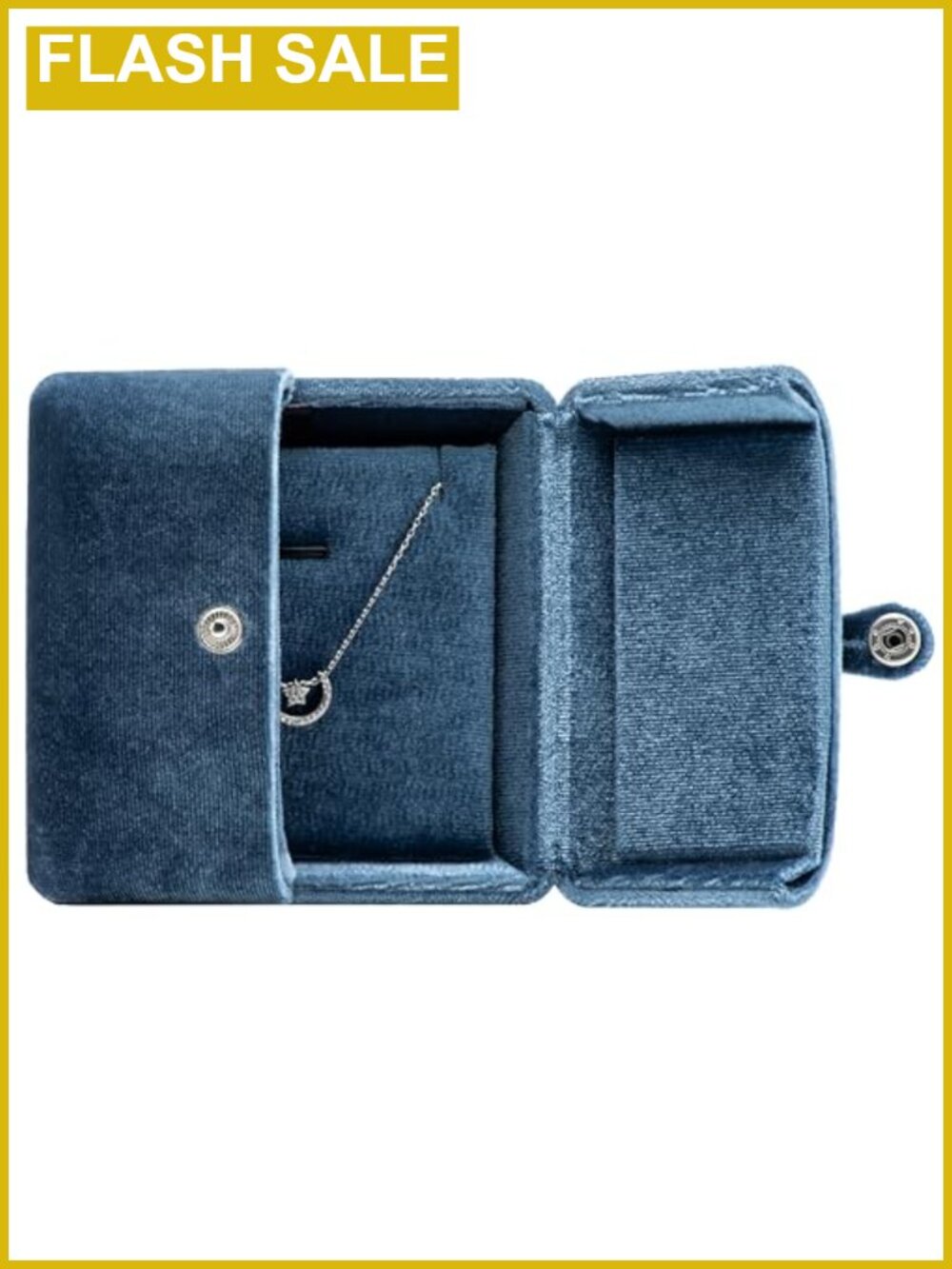 Plant Velvet Necklace Pendant Jewelry Box Display Storage Case